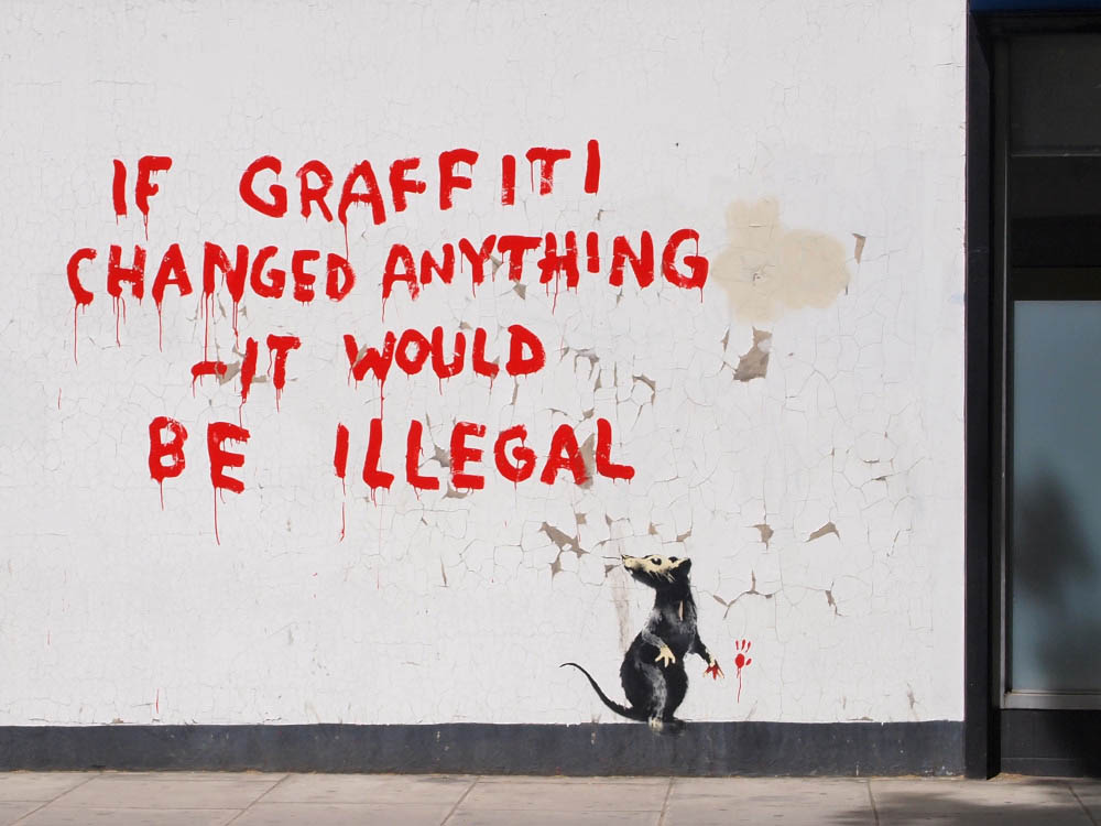 Banksy illegal